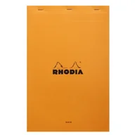 Notesy i bloczki - Blok Rhodia N°19 A4+ 21x31,8 cm, gładki, pomarańczowy - miniaturka - grafika 1