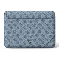 Torby na laptopy - Guess Sleeve GUCS14P4TB 13/14" niebieski /blue 4G Uptown Triangle logo GUE001833-0 - miniaturka - grafika 1