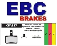 Części rowerowe - Klocki okładziny Ebc CFA327R półmetaliczne Shimano - miniaturka - grafika 1
