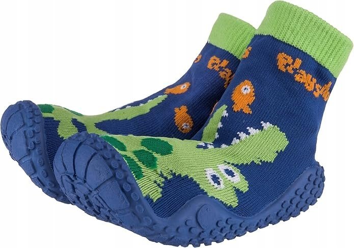 PLAYSHOES KAPCIE CHŁOPIĘCE WSUWANE NIEBIESKIE 24-25 MVG