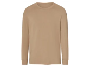 esmara Men Koszulka męska z bawełną (Beżowy, S (44/46)) - Koszulki męskie esmara Men Koszulka męska z bawełną (Beżowy, S (44/46)) - Koszulki męskie - miniaturka - grafika 1