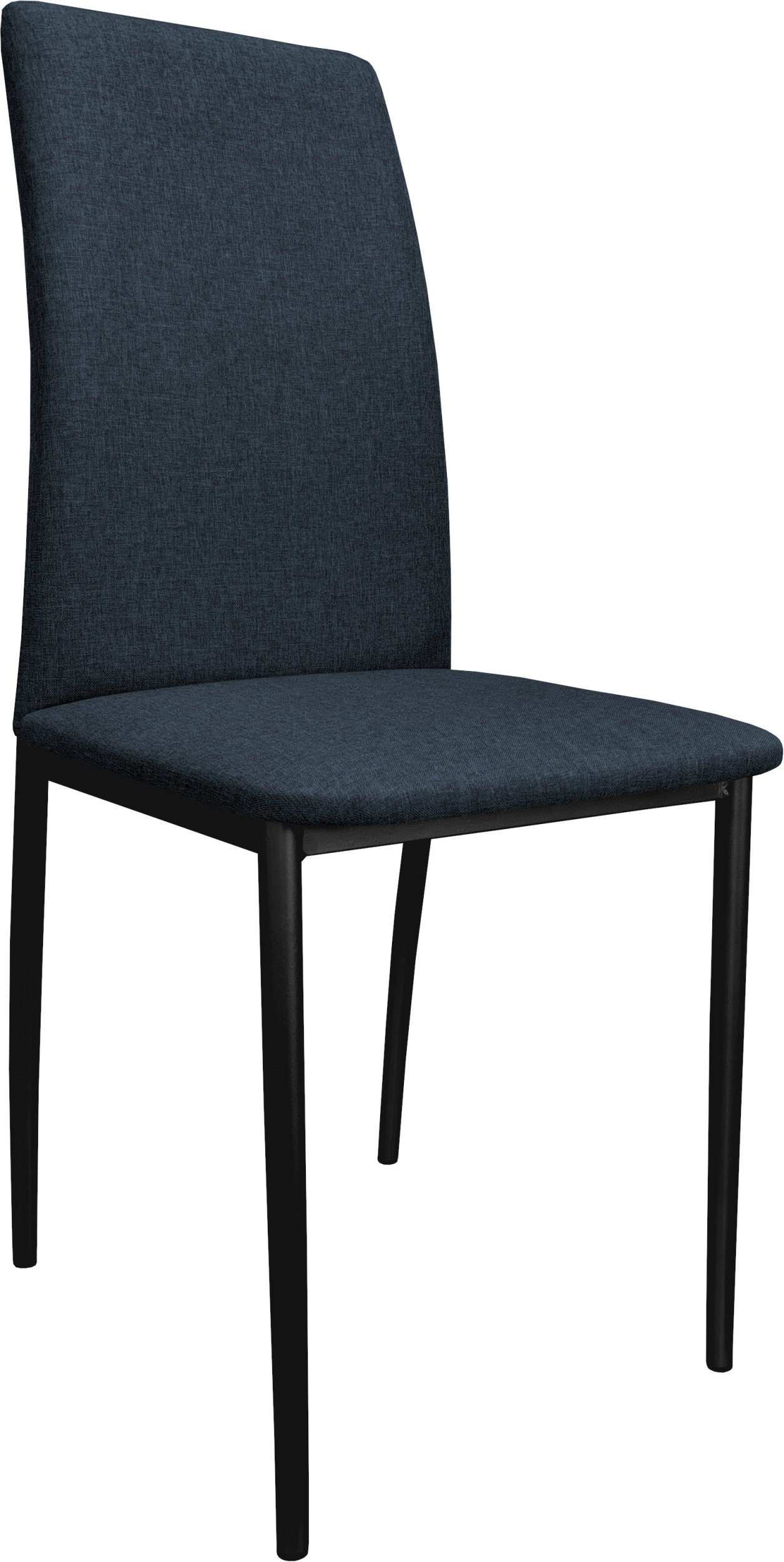 Krzesło tapicerowane ALAN stelaż czarny Sawana 80