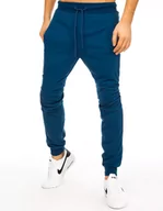 Spodnie męskie - Spodnie męskie dresowe niebieskie Dstreet UX2880 - miniaturka - grafika 1