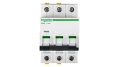 Bezpieczniki elektryczne - Schneider Electric Wyłącznik nadprądowy trójbiegunowy C 63A iC60N A9F04363 - miniaturka - grafika 1