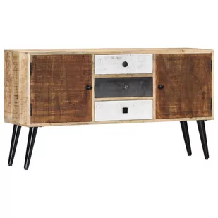 vidaXL vidaXL Szafka, 118 x 30 x 62 cm, lite drewno mango - Szafki do salonu - miniaturka - grafika 1