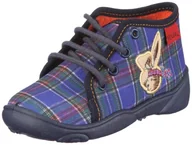 Buty dla dziewczynek - Felix, der Hase Kapcie dziecięce Sam, uniseks, niebieski - Niebieski niebieski kolorowy - 18 EU - miniaturka - grafika 1
