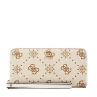 Portfele - Duży Portfel Damski Guess Neda Slg SWCP96 54146 Beżowy - miniaturka - grafika 1