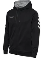 Bluzy męskie - Bluza sportowa z kapturem Hummel HMLGO Cotton Zip Hoodie r. XL - miniaturka - grafika 1