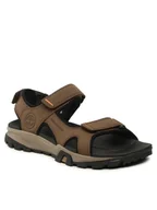 Sandały męskie - Timberland Sandały Lincoln Peak Strap Sandal TB0A5T489681 Brązowy - miniaturka - grafika 1