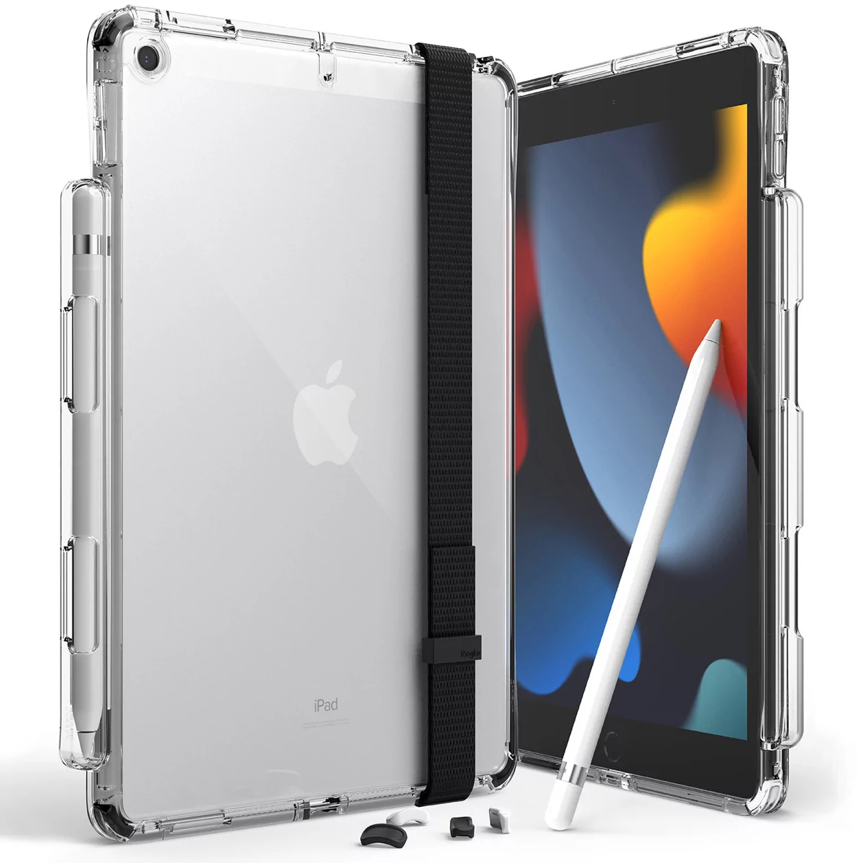 Ringke Ringke Fusion etui pokrowiec z żelową ramką iPad 10.2'' 2021 / 2020 / 2019 czarny (FPS586R55) FPS586R55