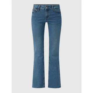 Spodnie damskie - Jeansy o rozkloszowanym kroju z dodatkiem streczu - Tom Tailor Denim - grafika 1