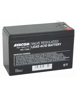Avacom AVACOM baterie 12V 7,2Ah F2 PBAV-12V007,2-F2A - Baterie do zasilaczy awaryjnych UPS - miniaturka - grafika 1