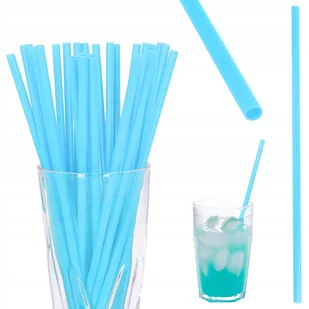 Słomki plastikowe rurki do picia wielorazowe x50 - Słomki do napojów - miniaturka - grafika 1
