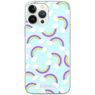 Etui do Apple IPHONE 14 Tęcza 002 Babaco Nadruk pełny Niebieski - Etui i futerały do telefonów - miniaturka - grafika 1