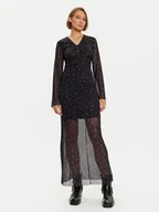 Sukienki - Karen by Simonsen Sukienka koktajlowa Reem 10105156 Czarny Regular Fit - miniaturka - grafika 1