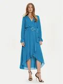 Sukienki - Rinascimento Sukienka koktajlowa CFC0121218003 Błękitny Regular Fit - miniaturka - grafika 1