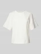 Koszulki i topy damskie - T-shirt z ażurowym wzorem model ‘YASLEX’ - miniaturka - grafika 1