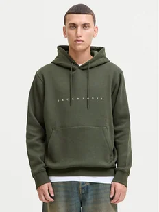 Jack&Jones Bluza Star 12233972 Zielony Relaxed Fit - Bluzy męskie - miniaturka - grafika 1