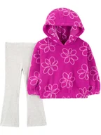 Bluzy i sweterki niemowlęce - carter's 2-częściowy zestaw w kolorze różowo-szarym - miniaturka - grafika 1