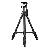 Statywy fotograficzne - Benro T560N statyw Kamery cyfrowe/analogowe 3 x noga Czarny - miniaturka - grafika 1