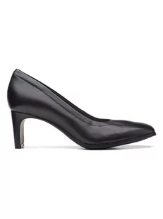 Clarks Skórzane czółenka "Seren" w kolorze czarnym - Czółenka - miniaturka - grafika 1