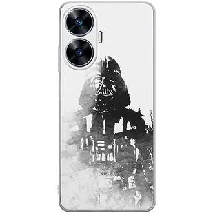 Etui Darth Vader 008 Star Wars Nadruk pełny Biały Producent: Realme, Model: C55 - Etui i futerały do telefonów - miniaturka - grafika 1