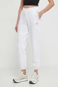Spodnie damskie - Guess spodnie dresowe KIARA kolor biały z aplikacją V4GB14 FL04P - miniaturka - grafika 1
