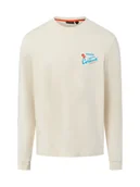 Koszule męskie - Napapijri Męska koszula z długim rękawem - Fiemme Mężczyźni Bawełna beżowy|wielokolorowy nadruk, M - miniaturka - grafika 1