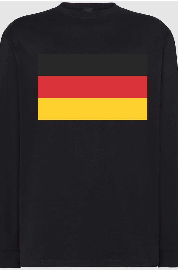 Niemcy Flaga Modna Bluza Longsleeve Rozm.S