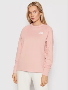The North Face Bluza NF0A55GR Różowy Oversize - Bluzy sportowe męskie - miniaturka - grafika 1