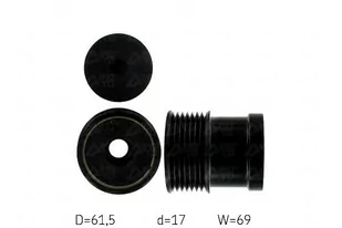 SKF KOŁO PASOWE ALTERNATORA SKF VKM 03405 FORD TRANSIT SKF VKM 03405 - Alternatory - miniaturka - grafika 1