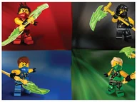 Ciasta i półprodukty do ciast - Dekoracyjny opłatek tortowy Ninjago - A4 - miniaturka - grafika 1