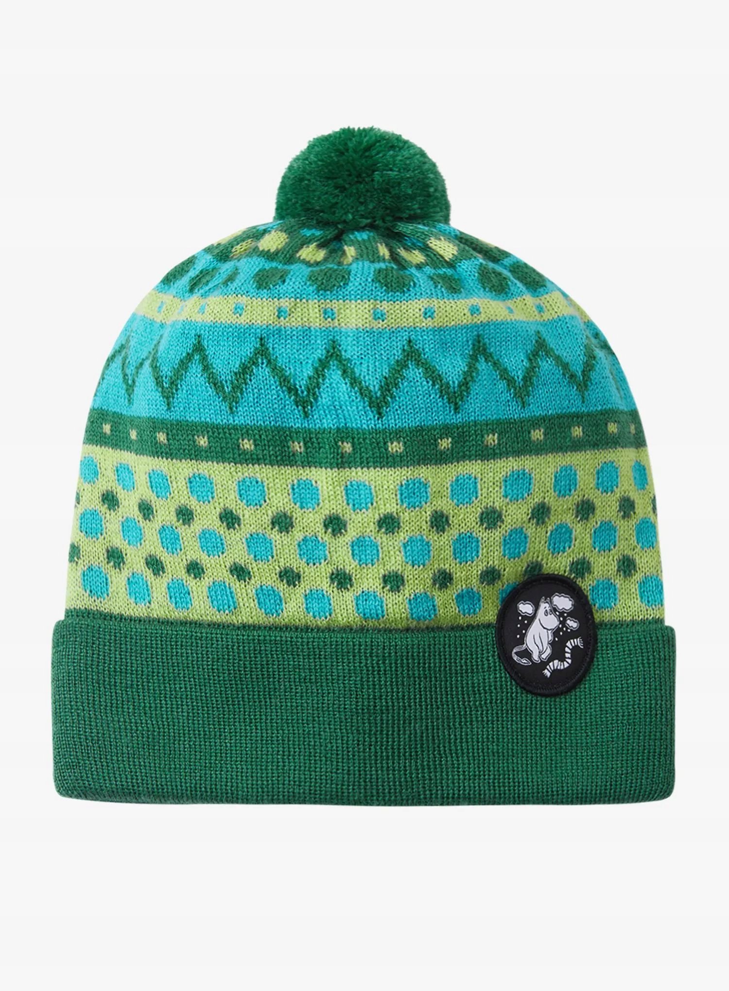 Czapka dziecięca Reima Moomin Flinga enchanted green 48-50cm