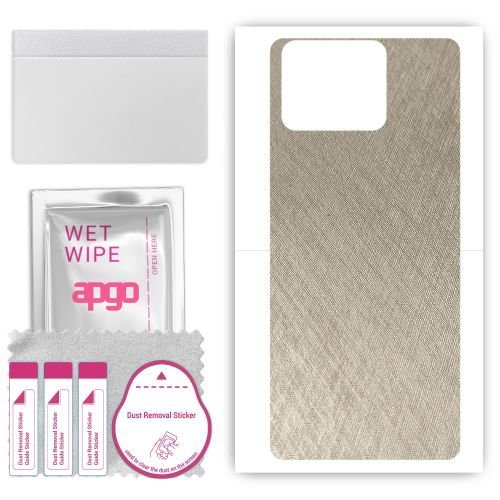 folia naklejka skórka strukturalna na TYŁ do Asus ZenFone 11 Ultra - Tytan Srebrny - apgo SKINS