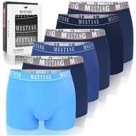 Majtki męskie - Mustang Bokserki Męskie Bawełniane 6 sztuk BM456 Rozmiar XL - miniaturka - grafika 1