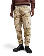 Spodenki męskie - G-STAR RAW Męskie spodnie Rovic Zip 3D Straight Tapered, Wielokolorowy (Dk Brick Desert Camo D326-d935), 30W / 32L - miniaturka - grafika 1