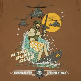 M-Tac - Koszulka Surf Club - Coyote Brown - 80062017 - Odzież taktyczna i umundurowanie - miniaturka - grafika 9