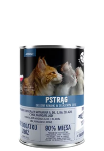 Pet Republic PetRepublic kawałki w sosie z pstrągiem 6x400g - Mokra karma dla kotów - miniaturka - grafika 1