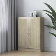 Regały - VidaXL Szafka na książki, dąb sonoma, 82,5x30,5x115 cm, płyta wiórowa 802717 VidaXL - miniaturka - grafika 1