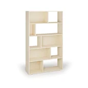 Regały biurowe - Regał CASCADE, 1000x300x1766 mm, brzoza - miniaturka - grafika 1