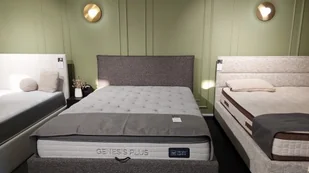 Łóżko Bari z pojemnikiem 160x200 - Dom i wnętrze OUTLET - miniaturka - grafika 1