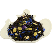 Herbata - Czarna liściasta herbata z dodatkiem ananasa, imbiru, chabru, niebieskiej malwy, jabłka i pomarańczy - 50g - miniaturka - grafika 1