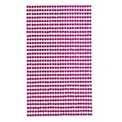 Dekoratorstwo - Kryształki samoprzylepne 3 mm Fuchsia GRKR-042 DP CRAFT - miniaturka - grafika 1