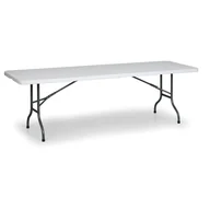 Stoły gastronomiczne - B2B Partner Stół cateringowy 2440x760 mm, składany blat stołu HY-T015 - miniaturka - grafika 1