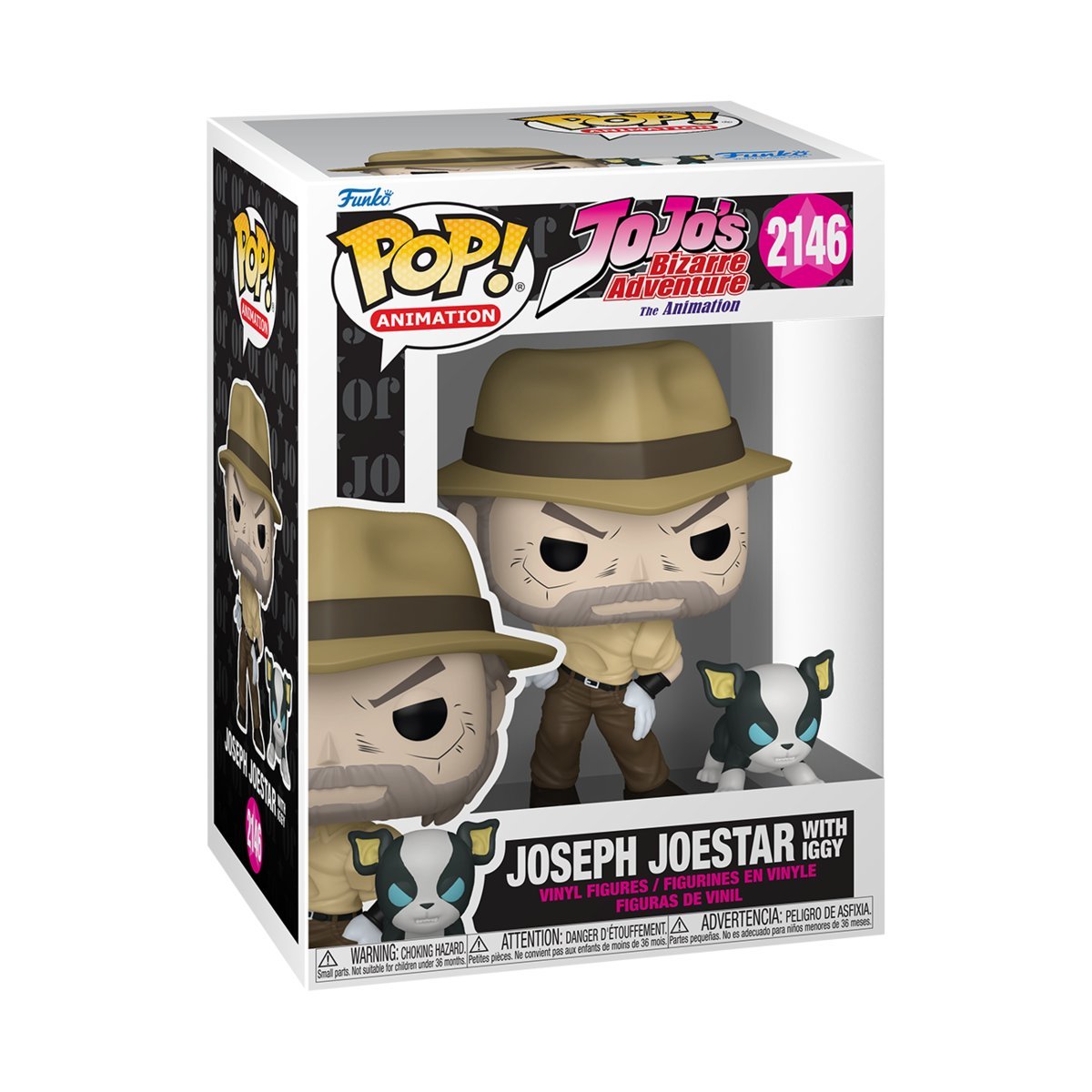 Funko, Funko POP!, ANIME, Figurka Kolekcjonerska,JoJo's Bizarre Adventure S2, Joseph & Iggy