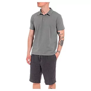 Replay Męska koszula polo M6454, 319 Steel Grey, XL, 319 Steel Grey, XL - Koszule męskie - miniaturka - grafika 1