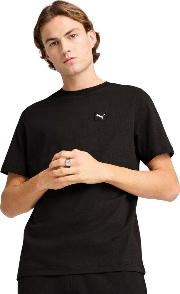 Koszulka męska Puma Ess Elevated Tee czarna 684726 01 M