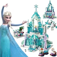 Klocki - Klocki Kraina Lodu Elsa Lodowy Pałac Elsy DUŻY 848 elementów - miniaturka - grafika 1