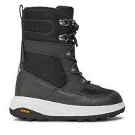 Buty dla dziewczynek - Śniegowce Reima Laplander 2.0 5400125A Czarny - miniaturka - grafika 1
