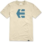 Koszulki męskie - t-shirt ETNIES ICON TEE TAN/TAN/POWDER - miniaturka - grafika 1
